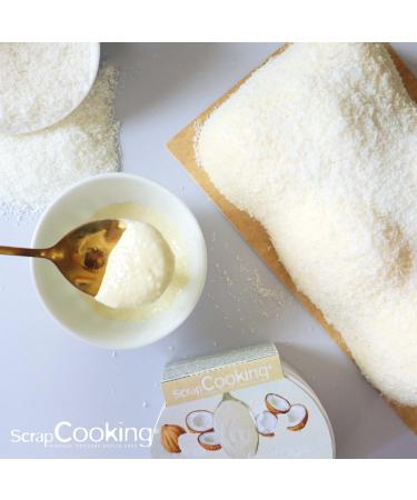 ScrapCooking - P te de Fourrage Cr meux Coco 200 g - Pour Fourrer Tablettes clairs Choux Rochers Macarons G teaux B ches de No l & Cookies - Noix de Coco - P tisserie - 4635 - Buy Online on GoSupps.com