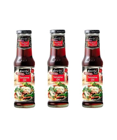 Lot 3x Sesame oil - 250ml bottle