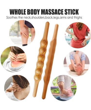 Universal Wooden Roller Massager - 6 Rotating Rollers | Massage Tools & Accessories for Total Body Relief - Buy Online on GoSupps.com