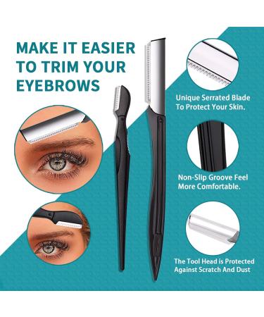 BOYI 9-in-1 Eyebrow Grooming Kit for Women & Men - Razor Scissors Tweezers & More | Perfect for Flawless Brows - Buy Online on GoSupps.com