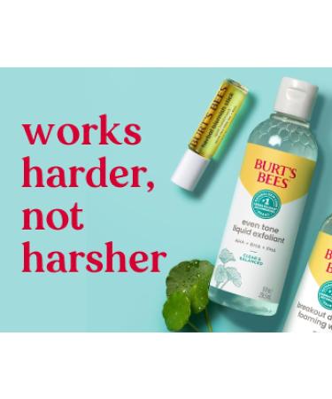 Burt's Bees Clear & Balanced Even Tone Liquid Face Exfoliator - Gentle Pore Reducing & Uneven Pigmentation Solution - 12 Oz | International Shipping Available - Buy Online on GoSupps.com