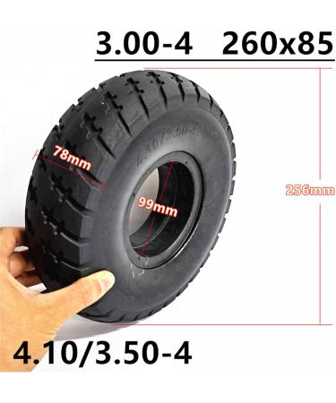 10inch 260x85 elderly mobility scooter tyres 3.00-4 inflation free 4.10/3.50-4 solid and explosion-proof tyres 3/4 wheeler accessories - Buy Online on GoSupps.com