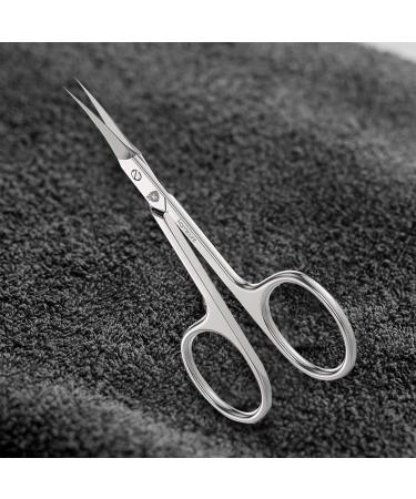 KAMICURE Extra Fine Curved Cuticle Scissors - Professional Multi-Purpose Manicure & Pedicure Tool for Men and Women - Buy Online on GoSupps.com