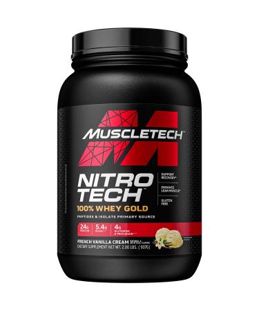 Muscletech Nitro Tech 100% Whey Gold French Vanilla Creme 2 lbs (907 g)