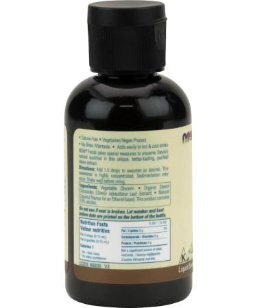 NOW Foods BetterStevia Coconut Flavour Zero-Calorie Liquid Sweetener Keto Friendly Suitable for Diabetics No Erythritol 60ml - Buy Online on GoSupps.com