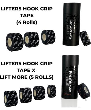 LIFTTERS Premium Hookgrip Tape - Non-Slip Flexible Thumb Tape for Weightlifting CrossFit Powerlifting & Fitness Training | Easy to Use Sports Tape - Buy Online on GoSupps.com
