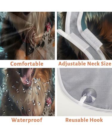 Happy Surfing Dog Beard Bib Apron | Beard Hair Catcher for Men | Ideal Father's Day & Christmas Gifts for Dad | 2 Suction Cups Included - Buy Online on GoSupps.com