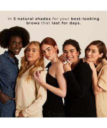 WUNDER2 Wunderbrow Waterproof Eyebrow Gel in Brunette - Vegan and Cruelty-Free - Buy Online on GoSupps.com