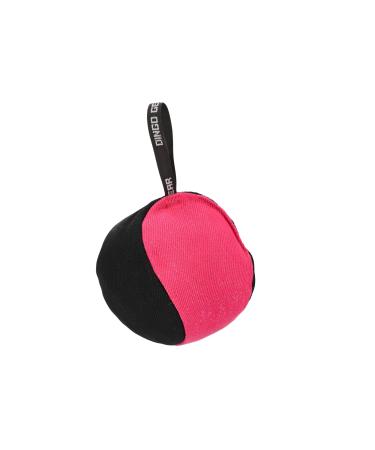 Dingo Gear Training Toys Ball 19 cm Black-Rosa With Handle French Material Nylcott Training Game Apport IGP Obedience S02802 Giga B ll Rosa