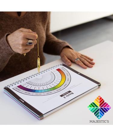 Radiesthesia Pendulum with WITNESS - Esoteric Brass Oracle Pendulum (19g) - Gold - International Shipping Available - Buy Online on GoSupps.com