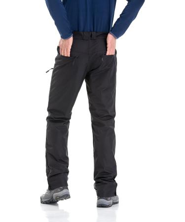 TRAILSIDE Mens Ski Snow Snowboard Pants - Wind/Waterproof Insulated Black (018) Large - Buy Online on GoSupps.com