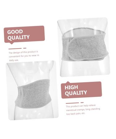 Charcoal Waist Support Heating Pad - Portable Lumbar Belt for Cozy Warmth & Sports Support | 82x28x0.6cm Light Grey - Buy Online on GoSupps.com