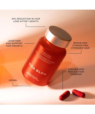 Vida Glow Hairology Hair Regrowth & Strength Capsules - Boost Hair Growth & Strength | International Shipping Available - Buy Online on GoSupps.com