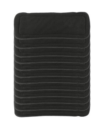 Happy Cherry Baby Tower diaper Superate 12 pieces cotton bamboo cabbage towels soft breathable baby diapers black black 12 pieces (1 Pack)