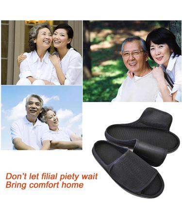 Unisex Open Toe Diabetic Shoes | Extra Wide Arthritis & Edema Footwear | Medical Cast Shoes for Swollen Feet - Black Medium - Buy Online on GoSupps.com