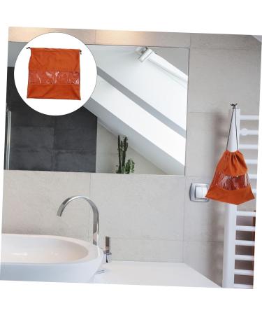 Healeved 2pcs Hair Dryer Storage Bag Drawstring Pouch Hair Dryer Receive Bag Portable Bags Suede Coffee - Buy Online on GoSupps.com