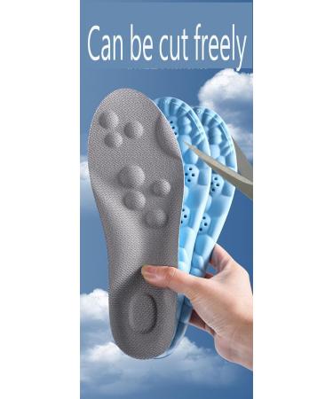 Buy Cloud Insoles for Men & Women | 4D Cloud Technology Super Soft Memory Foam Insoles - Blue (Sizes 6.5-7.5 Men / 8-9 Women - Buy Online on GoSupps.com