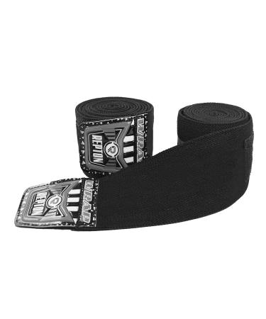 REPTON Elbow Wrap | Elbow Sleeves Support for Weightlifting, Powerlifting & CrossFit | Adjustable Compression Splint for Tendonitis | Reversible Stabilizer in Black - Buy Online on GoSupps.com