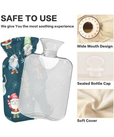 Christmas Gnome Hirsch Heat Bottle - 1L Hot Pack for Pain Relief & Cold Therapy | International Shipping Available - Buy Online on GoSupps.com