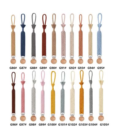 GLASSNOBLE Crochet Clip Chain - BPA Free Cotton Rope Pacifier Holder & Teething Toy for Babies - International Shipping Available - Buy Online on GoSupps.com