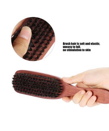 Wild Boar Bristle Hairbrush & Beard Brush for Men - Promotes Beard Growth Mustache Care 21cm | Ideal with Balms & Oils - Buy Online on GoSupps.com