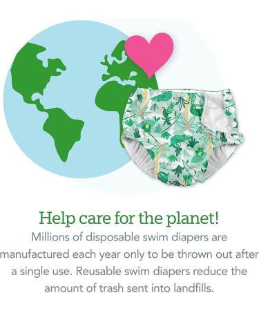 i play. by green sprouts Snap Reusable Swim Diaper | UPF 50+ Protection | 3T Navy - Buy Online on GoSupps.com