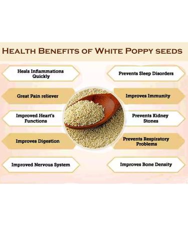 Organic N Natural Poppy Seeds White(Khus Khus Posto seeds) 100 gm 100% Natural Premium Gluten Free Whole Poppy Seeds - Buy Online on GoSupps.com
