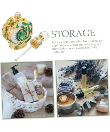 Healeved Perfume Bottle Essential Oil Perfume Dubai Perfume Finery Perfume Essential Oil Holder Bottle for Essential Oil Vintage Bottle Middle East Metal Bottle Travel - Buy Online on GoSupps.com