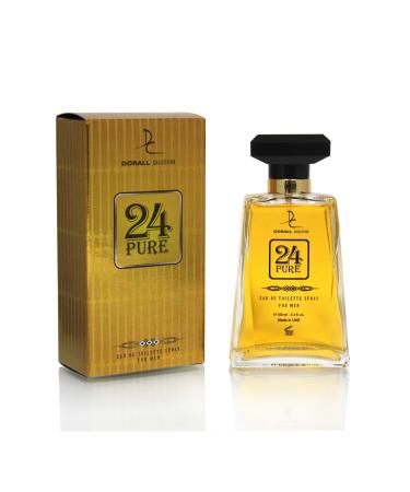 24 PURE BY DORALL COLLECTION COLOGNE FOR MEN 3.3 OZ / 100 ML EAU DE TOILETTE SPRAY