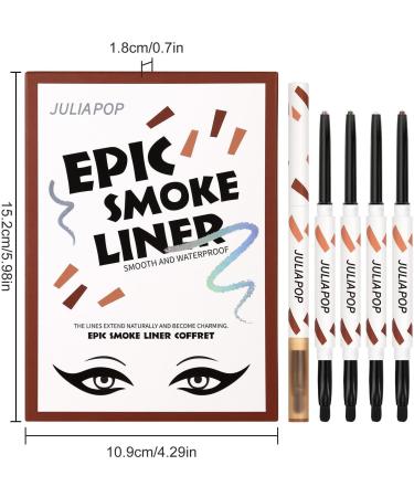 Eye Liner Pencils | Mechanical Eyeliner Pencil | Stay On Eye Liner Strong Coloring Power Not Easy To Dye Stroking Can Be Formed Anti-Perspiration Effect For Eyeshadow Primer B01# - Buy Online on GoSupps.com