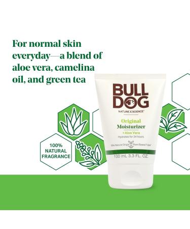 Bulldog Men's Skincare Original Facial Moisturizer 3.3 fl oz - Pack of 2 - Buy Online on GoSupps.com