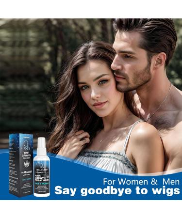 Buy 5% Minoxidil Hair Growth Treatment Spray - 100ML for Men & Women | Hair Regrowth Serum for Thinning & Hair Loss | 2 Month Supply for Beard & Hair - Buy Online on GoSupps.com