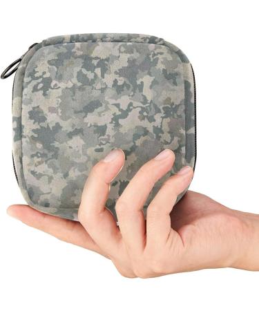 Camouflage Menstrual Cup Pouch & Nursing Pad Holder - Multicolor Sanitary Napkin Storage Bag for Women & Teen Girls - Buy Online on GoSupps.com