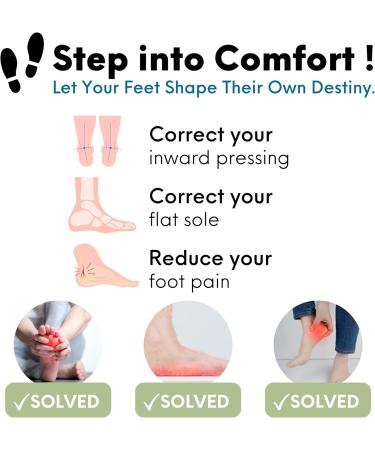HANDARTE Genuine Leather Orthotic Insoles for Flat Feet - Arch Support Natural Odor Eater Latex Foam & Keychain Gift | US W9.5/M8 | EU41 - Buy Online on GoSupps.com