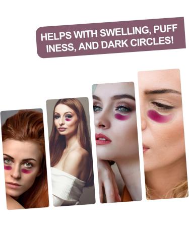 Beauty Bag Collagen Eye Eye Spa Eye Cooling Pads for Eyes Eye Heat Wrinkle Stains Heated Eye Kit Face Purple PVC of 9 - Buy Online on GoSupps.com