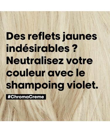 L'Or al Professionnel | Neutralizing Shampoo for Blonde to Platinum Blonde Hair Anti-Yellow Tones Care Formula Chroma Cr me Violet Serie Expert - Buy Online on GoSupps.com