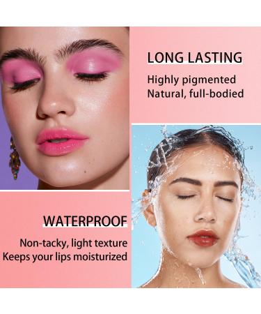 7 Colors Lip Tint Stain Set - Long Lasting Mini Liquid Matte Lipstick & Multi-Use Lip Cheek Tint - Moisturizing Plump Gloss for Vivid Lip Makeup - Buy Online on GoSupps.com