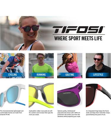 Tifosi Optics Swank Sunglasses Blackout Smoke - Stylish and Protective Shades - Buy Online on GoSupps.com