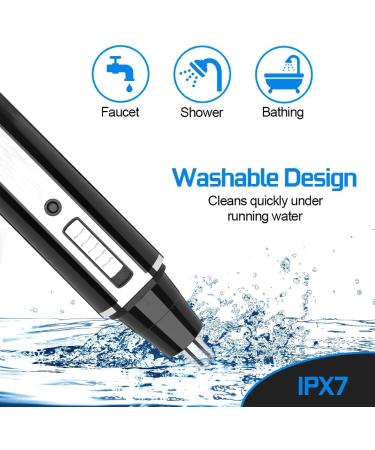 USB Rechargeable 4 in 1 Nose and Ear Hair Trimmer - Painless Dual Edge Blades for Men and Women - Water Resistant - Easy Cleansing - Buy Online on GoSupps.com