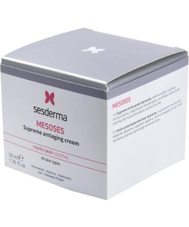 Sesderma | Mesoses Cream | Liposomal face cream with active ingredients | Supreme anti-aging cream | Anti-wrinkle face cream | Amino acids | Vitamins | Hyaluronic acid | Day night cream | 50 ml - Buy Online on GoSupps.com