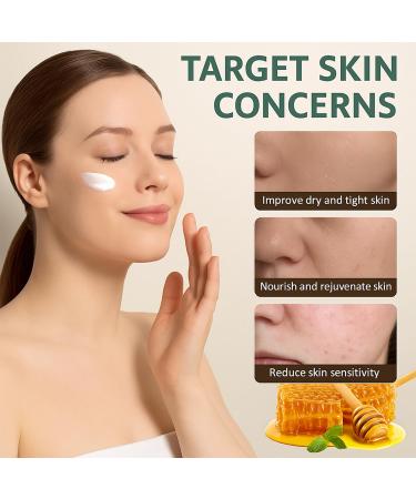 Grass-Fed Tallow Balm with Honey & Beeswax Deep Moisturizing Face & Body Cream Non-Comedogenic Fragrance-Free For Dry Sensitive Skin Calms Redness 4.2 oz 1PCS - Buy Online on GoSupps.com