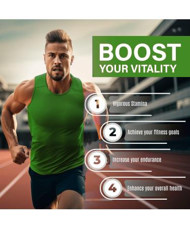 Endurance & Energy Supplement - 30 Count Recharge | Extra Strength Sports Nutrition for Vitality Power Stamina & Drive - 500mg - Buy Online on GoSupps.com