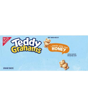 Teddy Grahams Honey Graham Snacks - 10 oz Boxes (Pack of 6) | HONEY Flavor - Buy Online on GoSupps.com