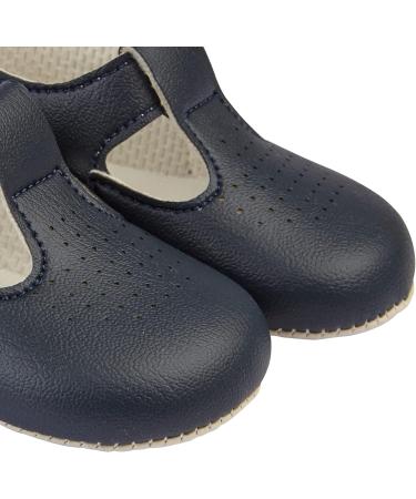 Early Days Baypods Baby Shoes B625 T Bar Style | Soft Soled Pre Walker Shoes | Made in England | 0 UK Child Navy - Buy Online on GoSupps.com