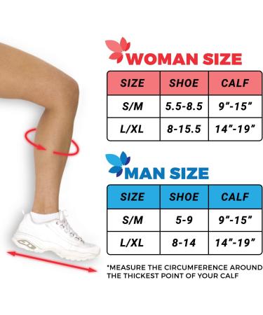 Buy POWERLIX Compression Socks for Men & Women - 20-30 mmHg Knee-High Stockings for Neuropathy & Swelling Relief | International Shipping Available - Buy Online on GoSupps.com