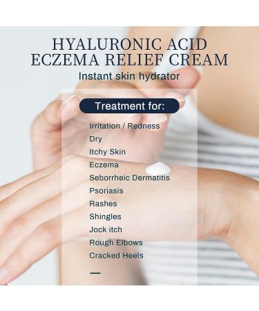 Sumifun Eczema Relief Hyaluronic Acid Moisturizer - Anti-Itch Cream for Dry Skin, Eczema, Psoriasis, Seborrheic Dermatitis, Jock Itch, Shingles, and Cracked Skin - Buy Online on GoSupps.com
