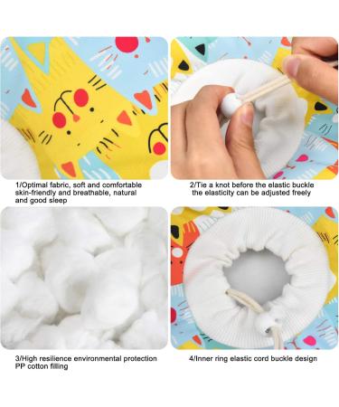Cozlly Cat Restoration Collar | Soft Adjustable Protective Cat Anti-Bite Collar for Cats & Dogs (M) - International Shipping Available - Buy Online on GoSupps.com