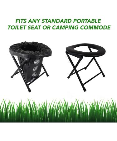 TRASHWISE 8 Gallon Bucket Toilet Bags - Compostable Camping Liners (15 Count), HOME Certified, Ultra Heavy Duty 1.5 Mils Thick - Buy Online on GoSupps.com