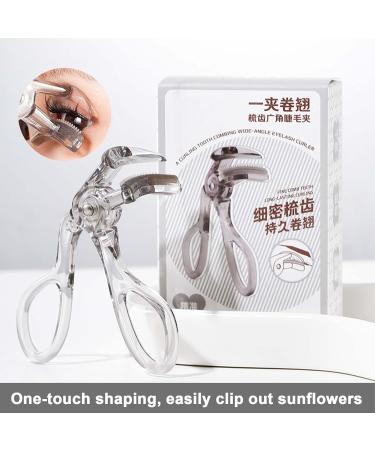 Eyelash Curler With - Professional Eyelash Curler | Automatic Return Eyelash Curler | Beginner-friendly Natural Curling With Replacement Pad | Includes Replacement Pad - Buy Online on GoSupps.com