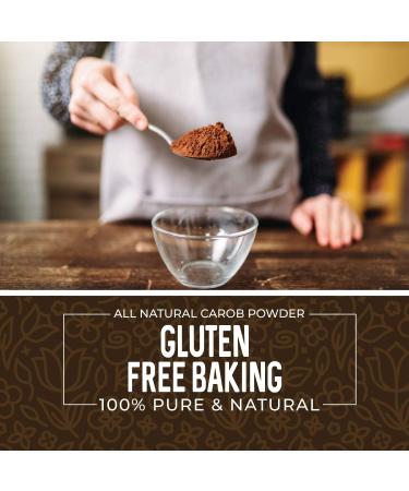 1 lb Raw Carob Powder - Unsweetened Chocolate Substitute - Vegan Paleo Non-GMO - Buy Online on GoSupps.com